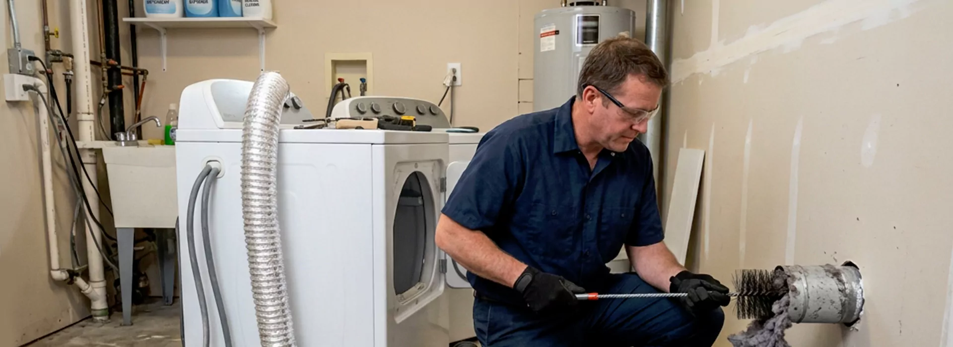 Clogged Dryer Vent Repair in Laurel, Maryland