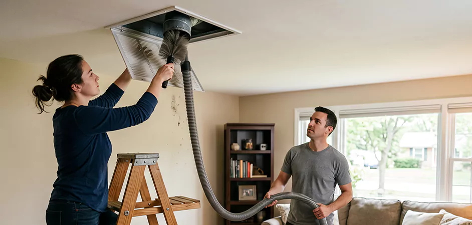 Roof and Wall Exhaust Cap Cleaning in Laurel