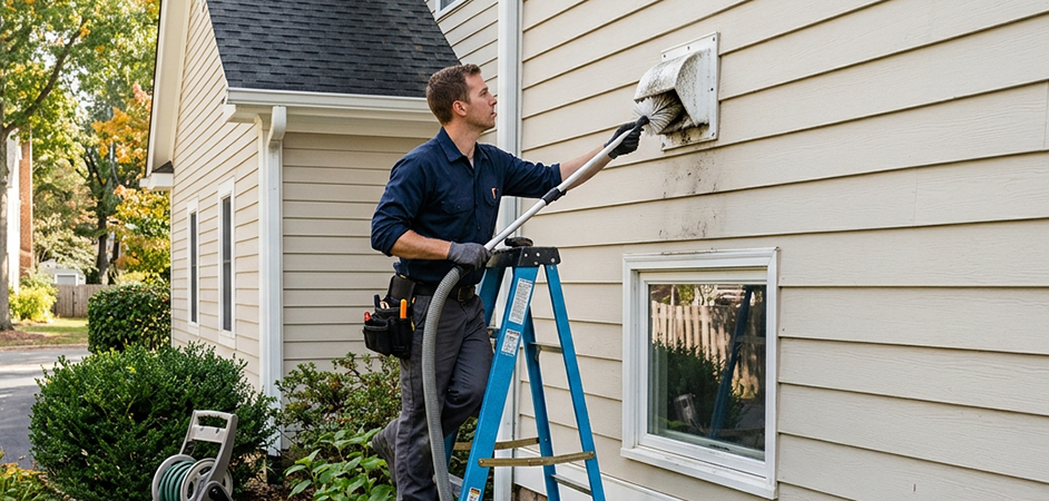 Exterior Vent Cap Cleaning in Laurel